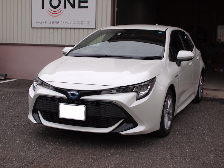 カローラスポーツオーディオ取付作業完成！