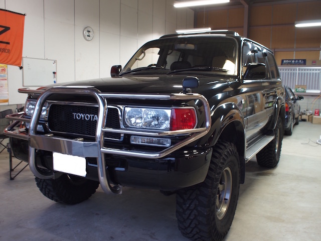 ランドクルーザー８０ スピーカー取り付け