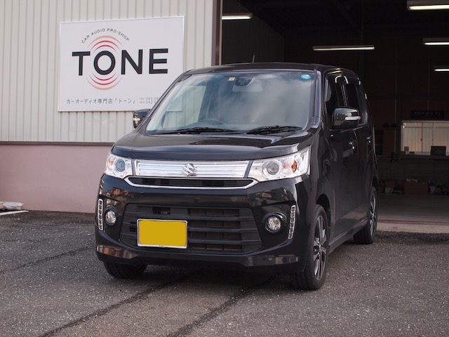 ワゴンR スティングレー ドア遮音作業