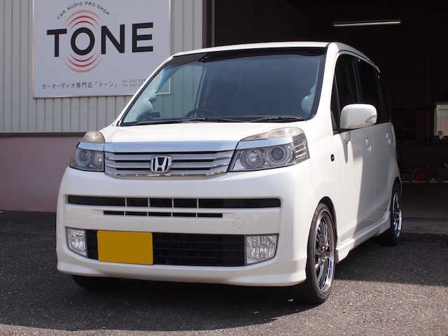 ホンダ ライフにフォーカルユートピアＭの３Ｗａｙ取り付けました。製作編