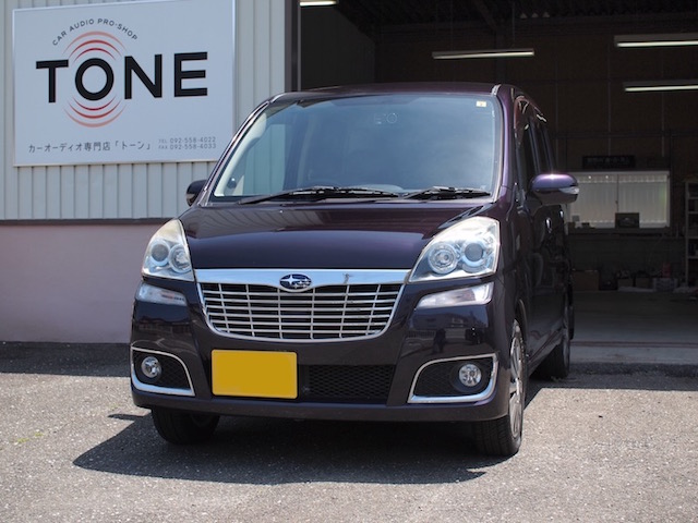 スバル ステラ オーディオ取り付け作業