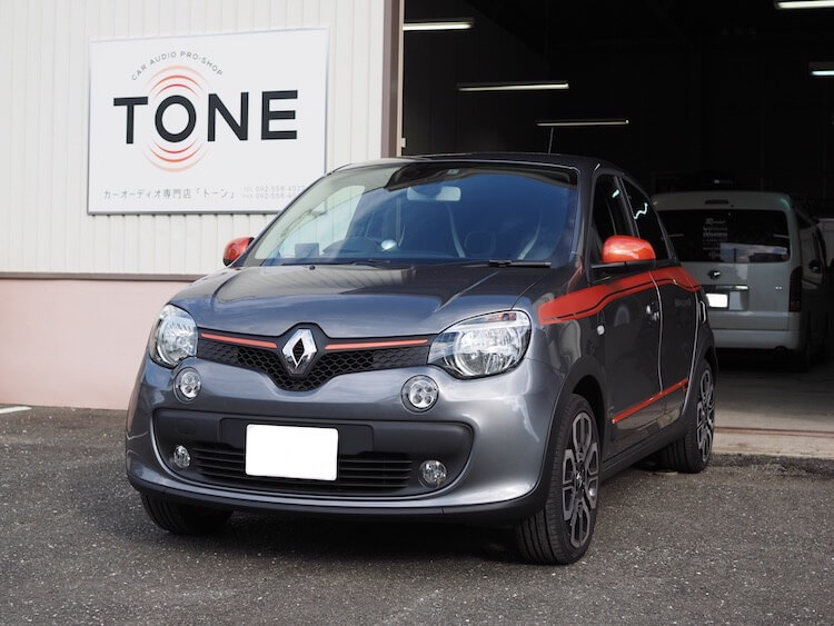 ルノー トゥインゴ のスピーカー交換を行いました