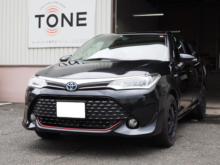 トヨタ カローラフィールダーにプロセッサー取り付け、そして完成編