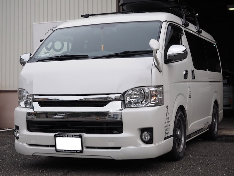 トヨタ ハイエース スピーカー交換作業