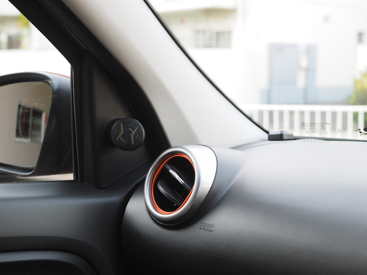 ルノー トゥインゴ スピーカー交換作業