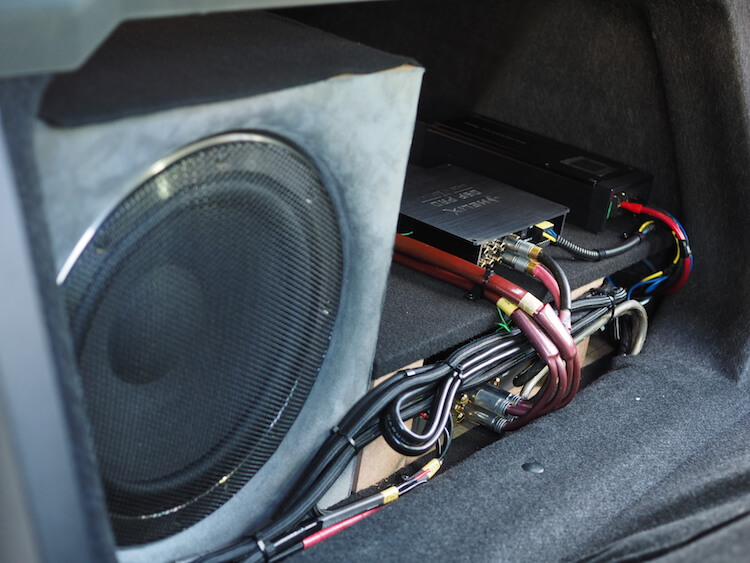 ホンダ シビック プロセッサーとアンプ取付作業