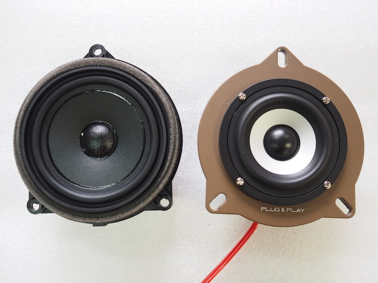 ＢＭＷ Ｘ２ ビーウィズのスピーカー取り付け作業