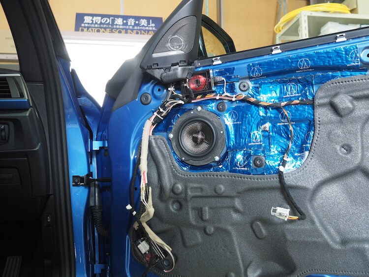 ＢＭＷ ２シリーズカブリオレ（Ｆ２３）スピーカー交換作業