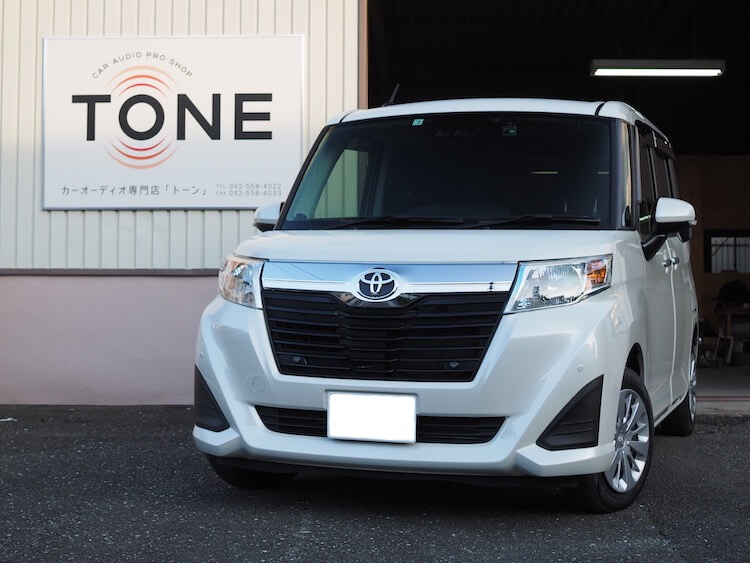 トヨタ ルーミー スピーカー交換作業