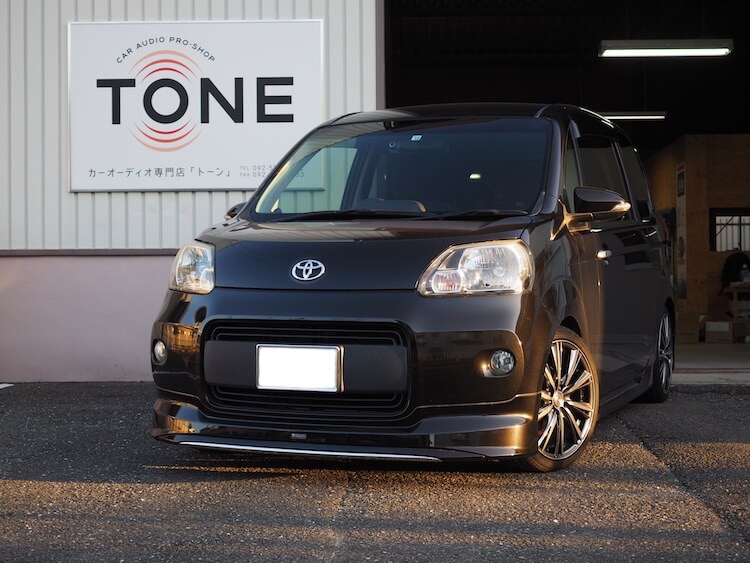 トヨタ ポルテ オーディオ取り付け