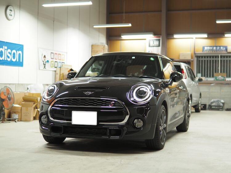 ミニ クーパー フロントスピーカー交換