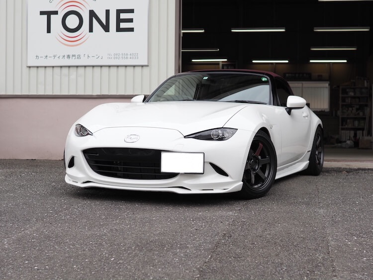 マツダ ロードスター アンプ内蔵プロセッサー（ＤＳＰ）取り付け