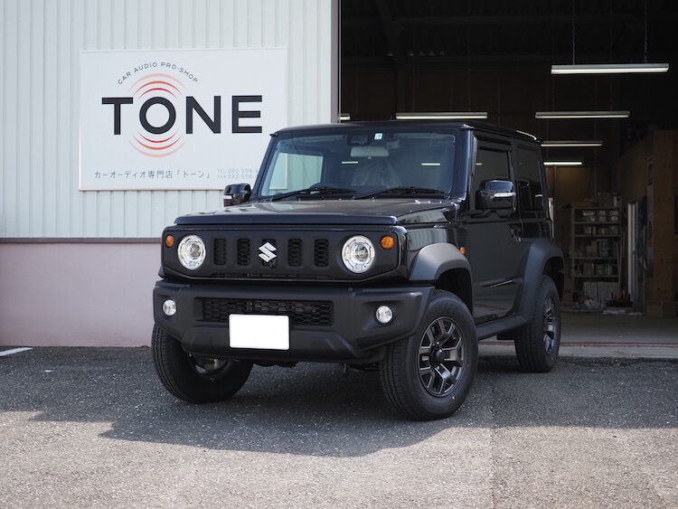 スズキ ジムニーシエラ ナビ・スピーカー・カメラ取り付け作業