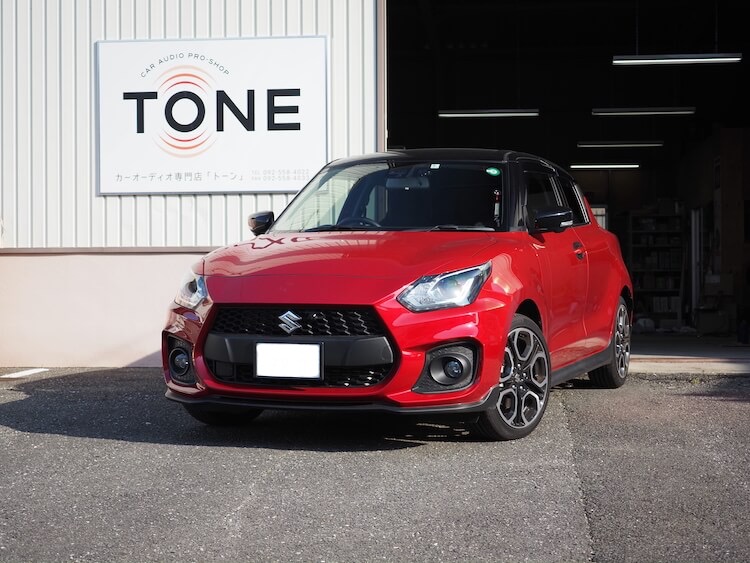 スズキ スイフト ドア静音作業とツィーター交換