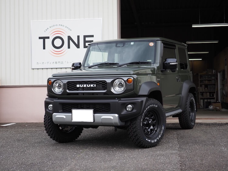 スズキ ジムニーシエラ フロントスピーカー交換