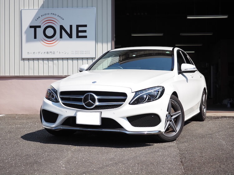 メルセデスベンツ Ｃクラス フロントスピーカー交換