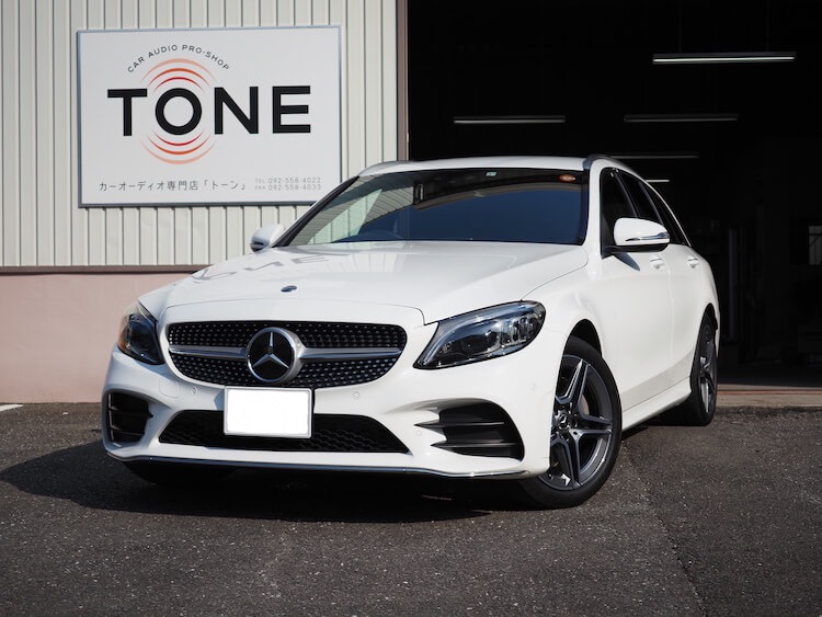 メルセデスベンツ Ｃ２００ フロントスピーカー交換