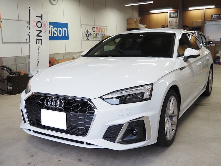 アウディ Ａ５ フロントスピーカー交換