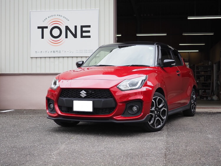 スズキ スイフト パワードサブウーファー取り付け