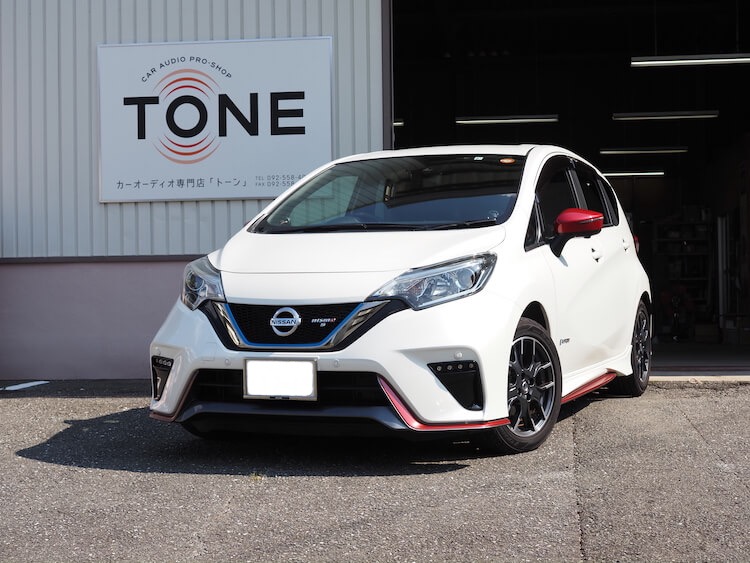 日産 ノート にフォーカルユートピアＭ を取り付け