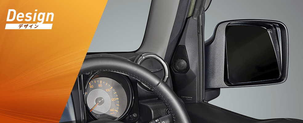 ジムニー用ツィーター取り付けパネル