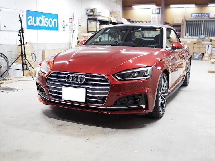 アウディ Ａ５ フロントスピーカー交換