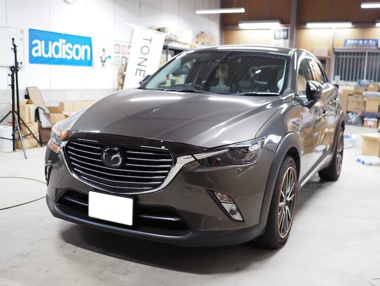 マツダ ＣＸ－３ 外部アンプ交換