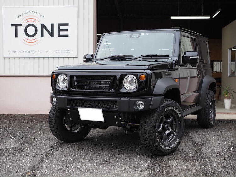 スズキ ジムニーシエラ ナビゲーション、スピーカー交換作業