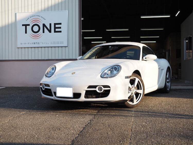 ポルシェ ケイマン（９８７） スピーカー交換