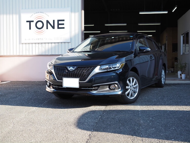 トヨタ アリオン フロント&リアスピーカー交換