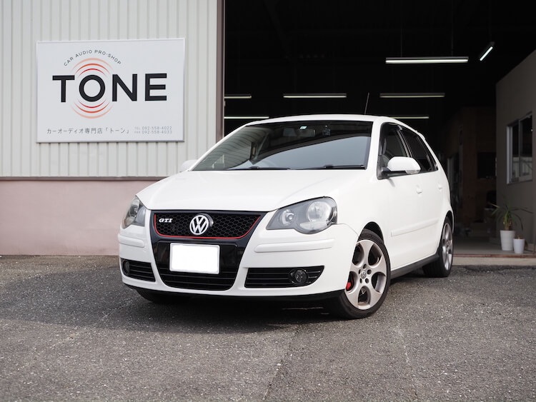 フォルクスワーゲン ポロ フロントスピーカー交換