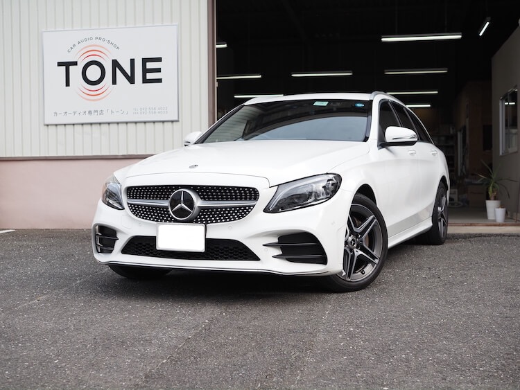 メルセデス ベンツ Ｃ２２０ｄ フロント・センタースピーカー交換