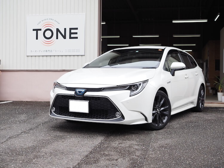 トヨタ カローラツーリング ツィーター、ミッドレンジ、アンプ交換