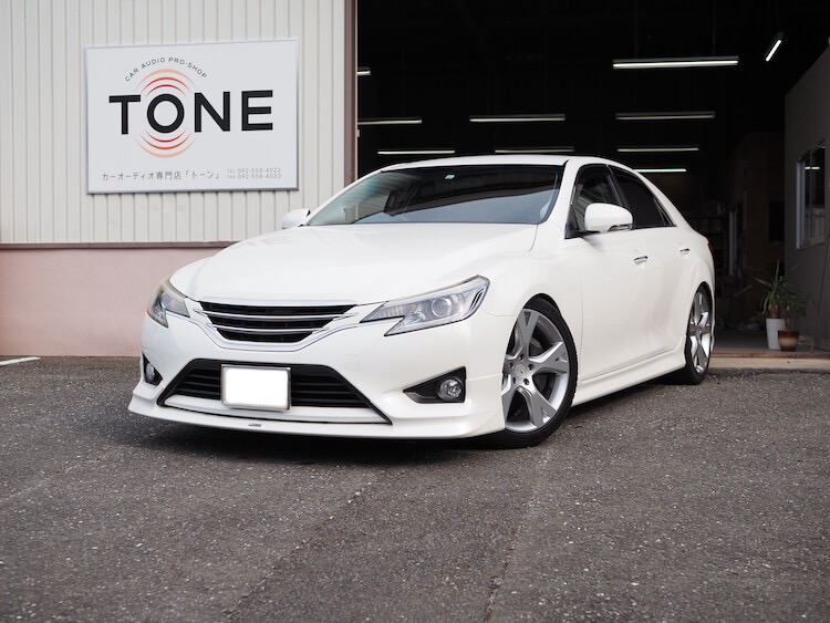 トヨタ マークＸ １ＤＩＮプレーヤー加工取り付けそして完成