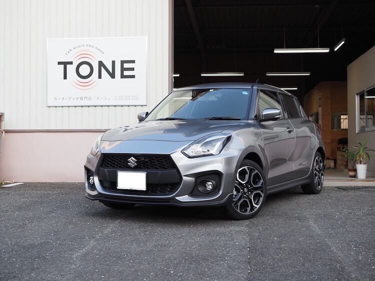 スズキ スイフト フロントスピーカー交換作業