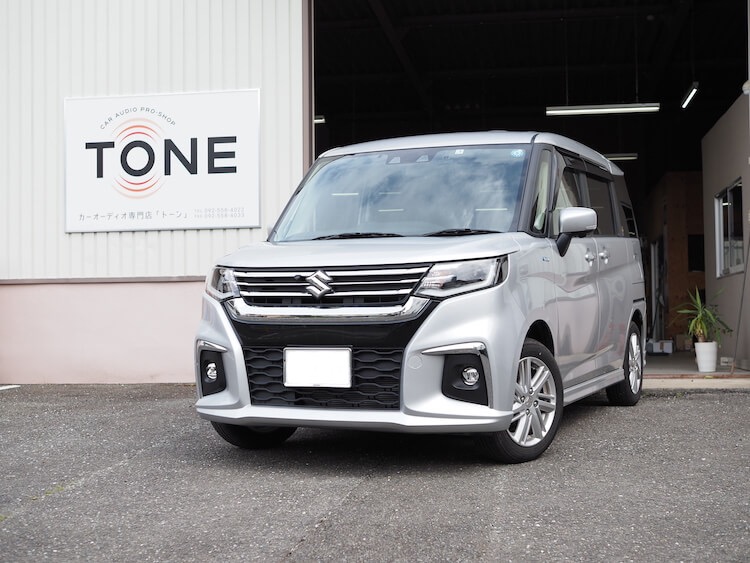 スズキ ソリオ スピーカー交換とサブウーファー取り付け