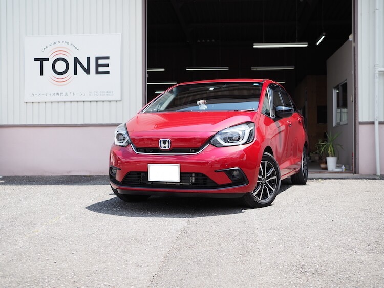 ホンダ フィット フロントスピーカー交換