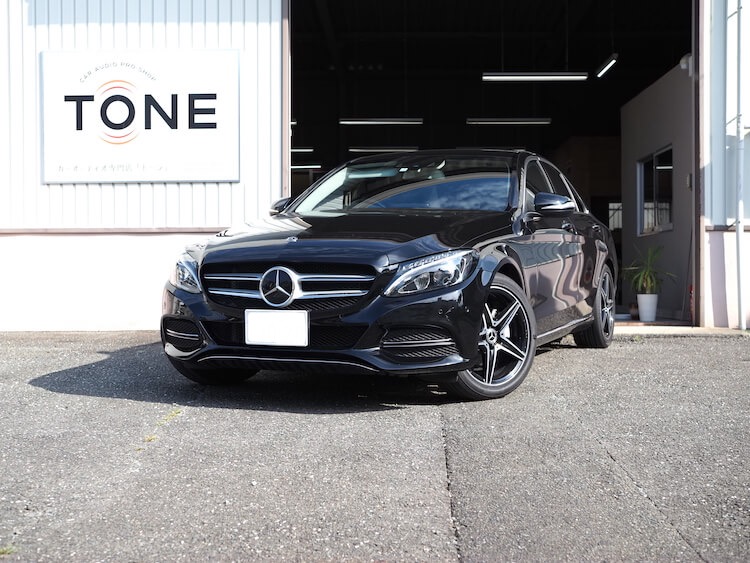 メルセデスベンツ Ｃ１８０ フロントスピーカー交換