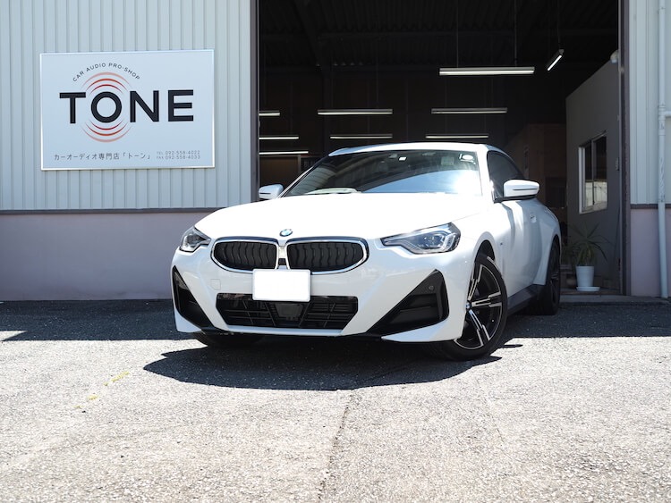 ＢＭＷ ２２０ｉ リアスピーカー交換