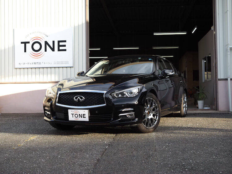 日産 スカイライン フロントスピーカー交換