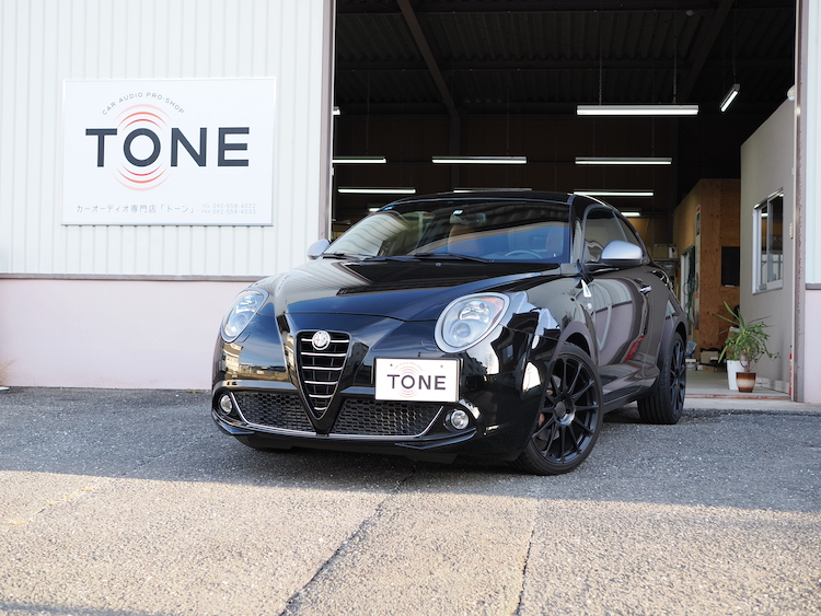 アルファロメオ ミト プレーヤーとアンプ交換