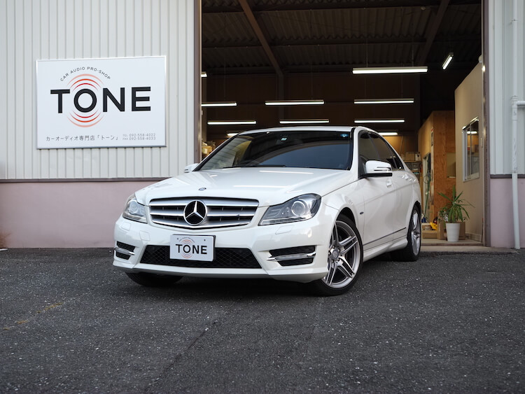 メルセデスベンツ Ｃ３５０ フロントスピーカー交換