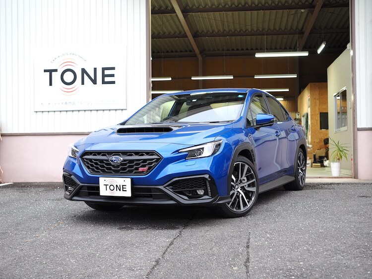 スバル ＷＲＸ Ｓ４ スピーカー交換とサブウーファー取り付け