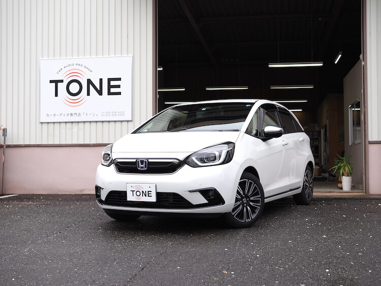 ホンダ フィット ツィーター加工取り付け