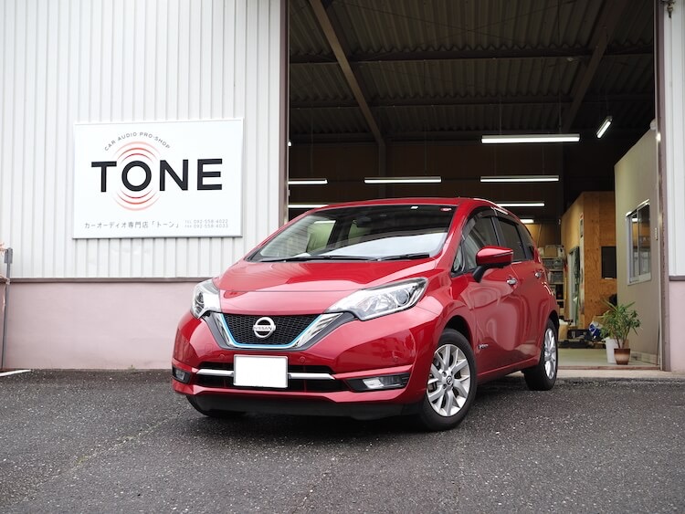 日産 ノート ドアスピーカー交換