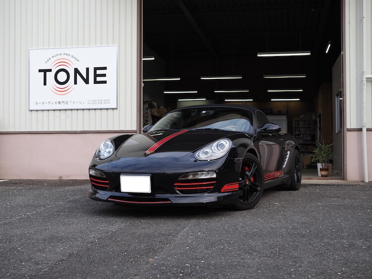 ポルシェ ボクスター スピーカー交換