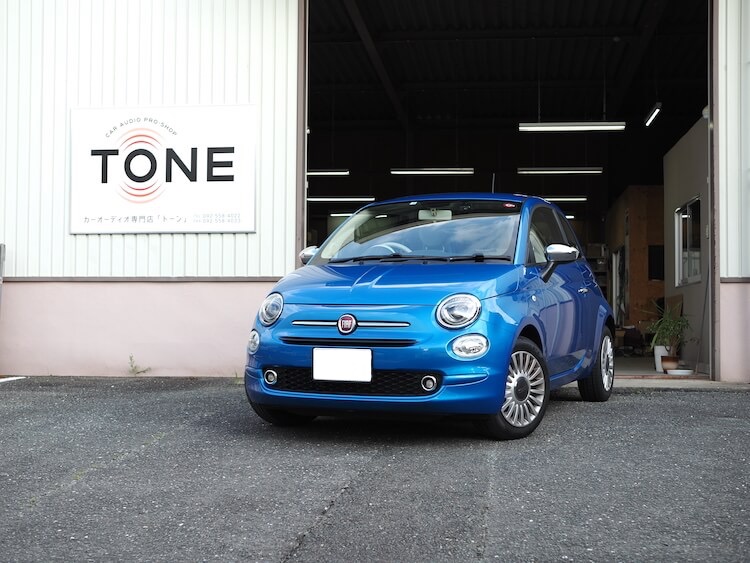 フィアット ５００Ｃ フロントスピーカー交換