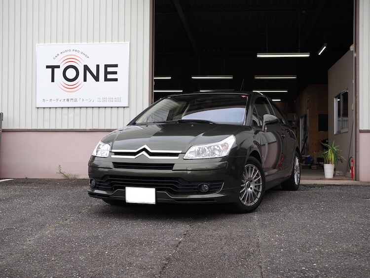 シトロエン Ｃ４ クーペ フロントスピーカー交換