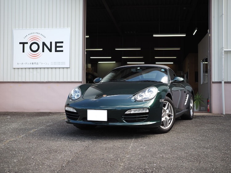 ポルシェ ボクスター ドアスピーカー交換