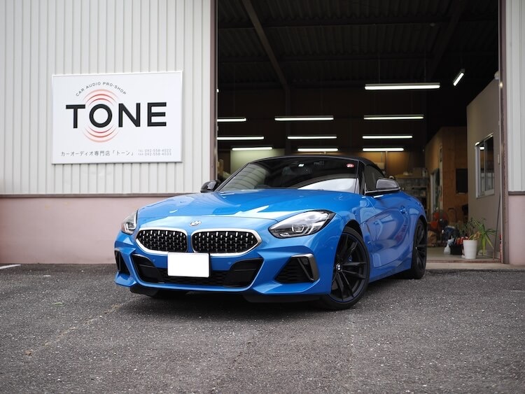 ＢＭＷ Ｚ４ フロントスピーカー交換